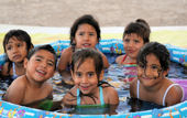 kids in pool